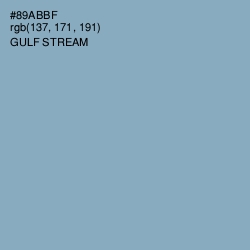 #89ABBF - Gulf Stream Color Image